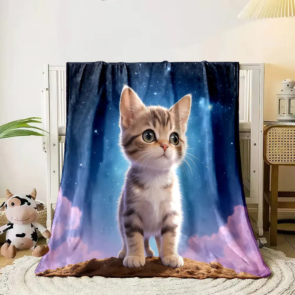 Multi-Size Kittens and Pigs Under The Stars Print Blankets Adult Children Warm Blankets Home Travel Soft Comfortable Blankets
Multi-Size Kittens and Pigs Under The Stars Print Blankets Adult Children Warm Blankets Home Travel Soft Comfortable Blankets