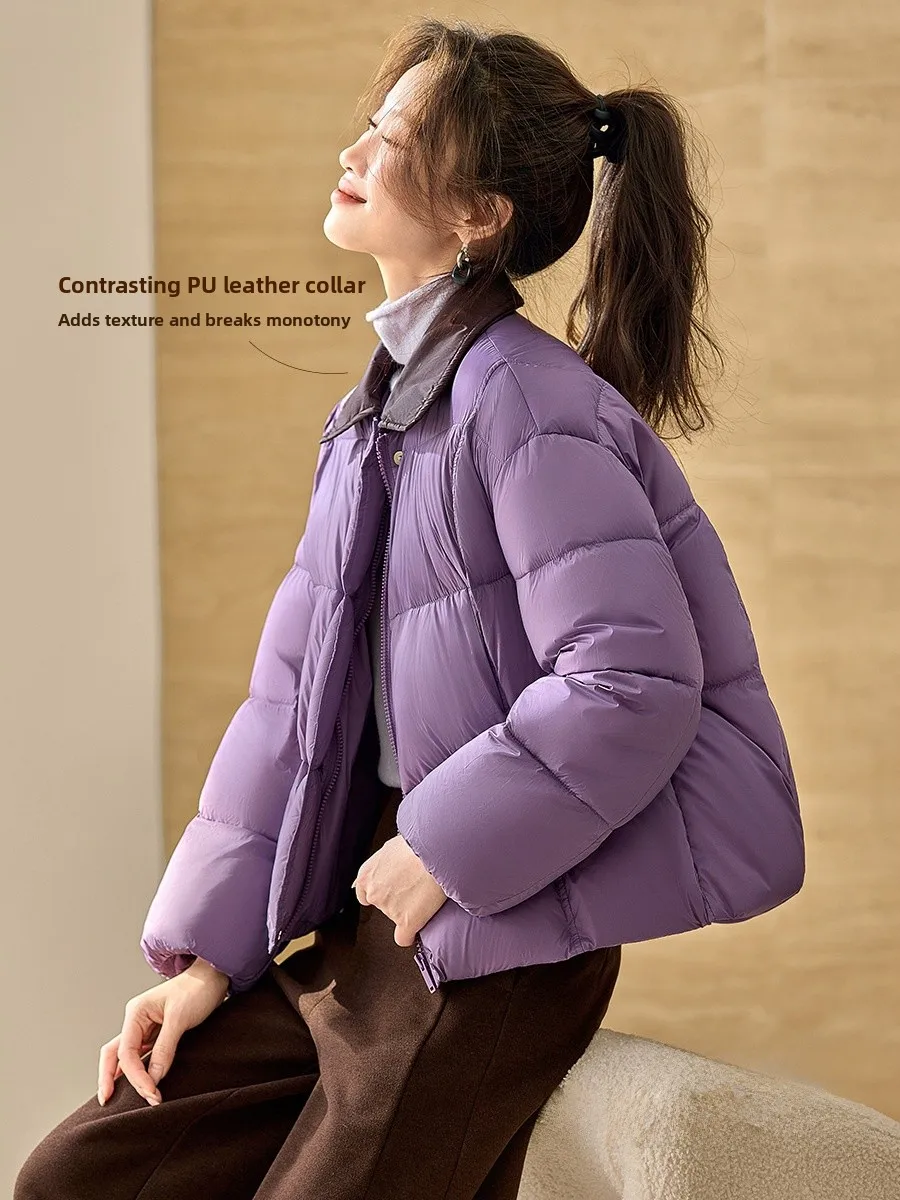 Mo Han Mei 90 Duck down Bread Coat Winter New Style Short Loose Warm Women's Puffer Jacket Casual Style Nylon Material
Mo Han Mei 90 Duck down Bread Coat Winter New Style Short Loose Warm Women's Puffer Jacket Casual Style Nylon Material