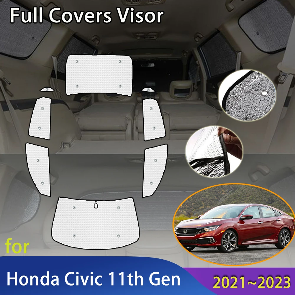 Car Full Coverage Sunshades For Honda Civic 11th Gen FE Sedan 2023 Accessories 2022 2021 Windshield Reflective Cover Sun Visor
Car Full Coverage Sunshades For Honda Civic 11th Gen FE Sedan 2023 Accessories 2022 2021 Windshield Reflective Cover Sun Visor