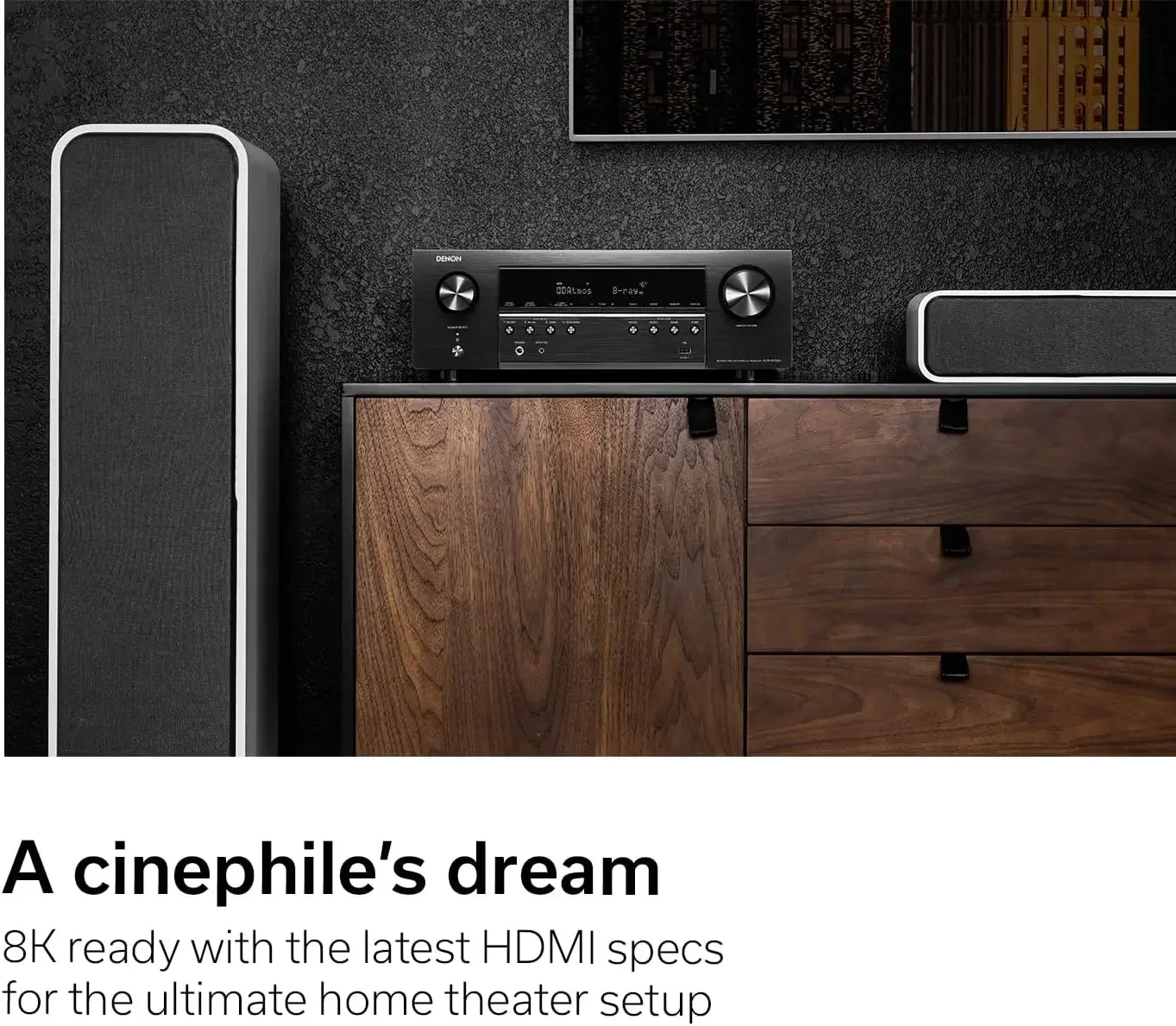 AVR-S760H 7.2 Ch AVR - 75 W/Ch (2021 Model), Advanced 8K Upscaling, Dolby Atmos Height Virtualization, DTS Virtual
AVR-S760H 7.2 Ch AVR - 75 W/Ch (2021 Model), Advanced 8K Upscaling, Dolby Atmos Height Virtualization, DTS Virtual