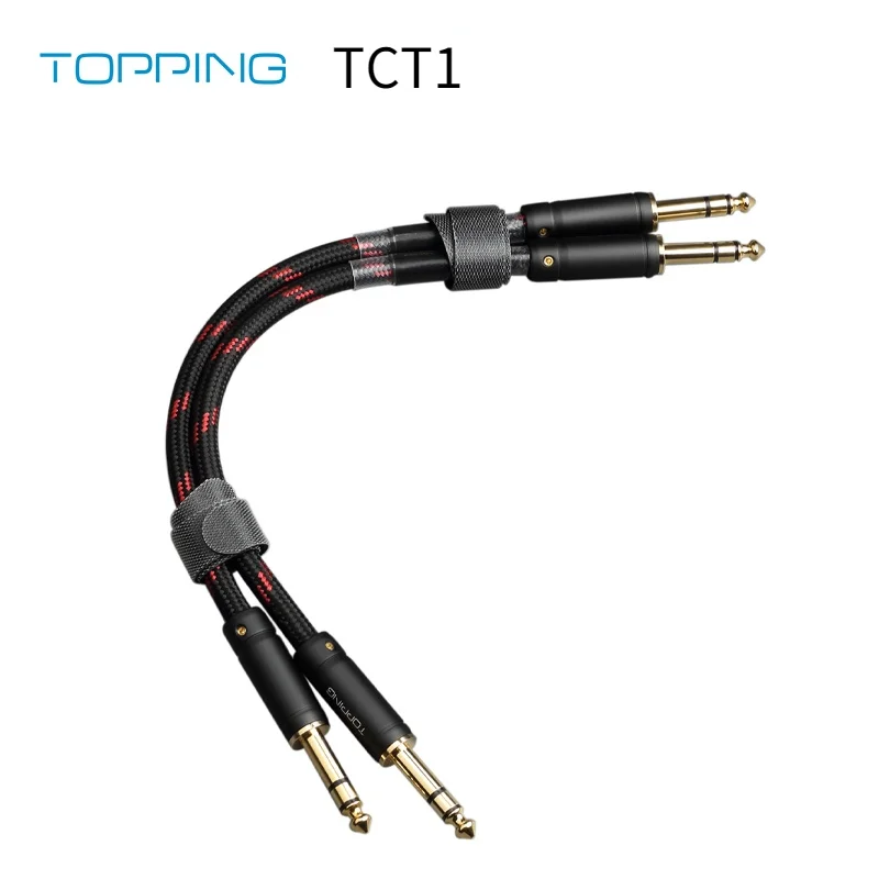 TOPPING TCT1 HIFI Audio Cable Large Three-core 6.35mm Male to Male Balance Cable
TOPPING TCT1 HIFI Audio Cable Large Three-core 6.35mm Male to Male Balance Cable