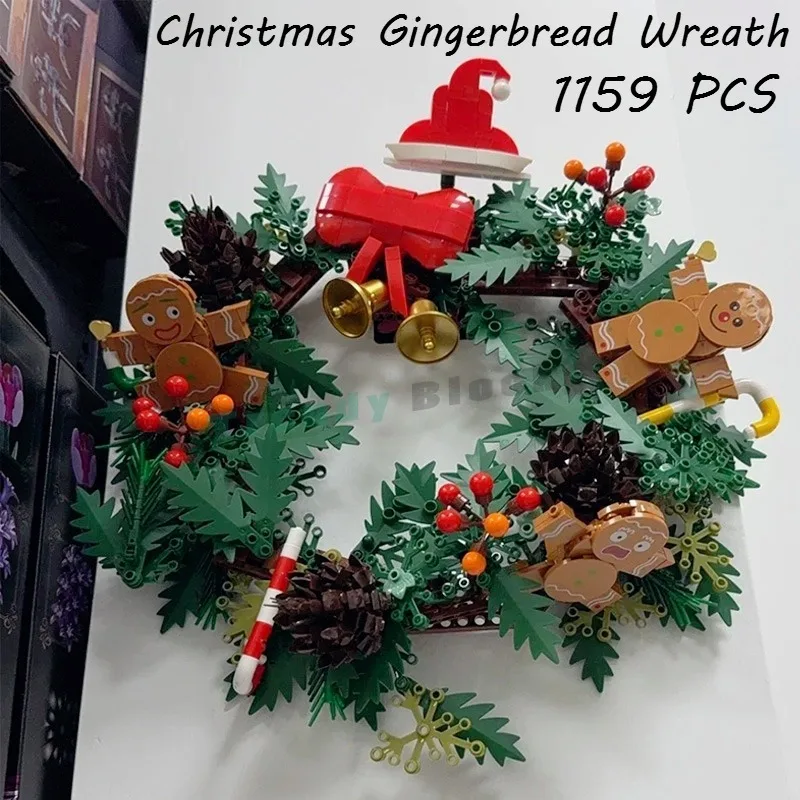 1159PCS Christmas Gingerbread Wreath Building Blocks,Garland Bell Pinecone Bricks Set Idea Holiday Room Decor Kid Adult Toy Gift
1159PCS Christmas Gingerbread Wreath Building Blocks,Garland Bell Pinecone Bricks Set Idea Holiday Room Decor Kid Adult Toy Gift