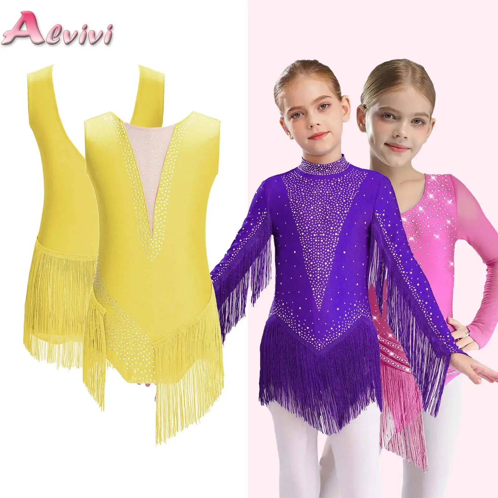 Girls Sparkling Rhinestones Figure Skating Leotard Rhythmic Gymnastics Ballroom Dancewear for Ballet Jazz Latin Cha-cha Dancing
Girls Sparkling Rhinestones Figure Skating Leotard Rhythmic Gymnastics Ballroom Dancewear for Ballet Jazz Latin Cha-cha Dancing