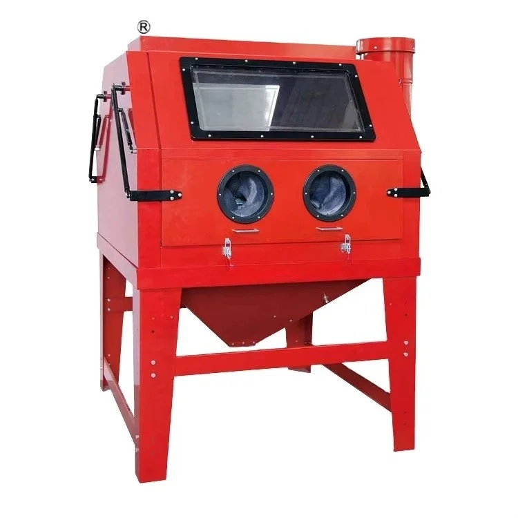 Industrial sandblasting cabinet derusting sandblasting machine heavy duty sandblasting cabinet
Industrial sandblasting cabinet derusting sandblasting machine heavy duty sandblasting cabinet