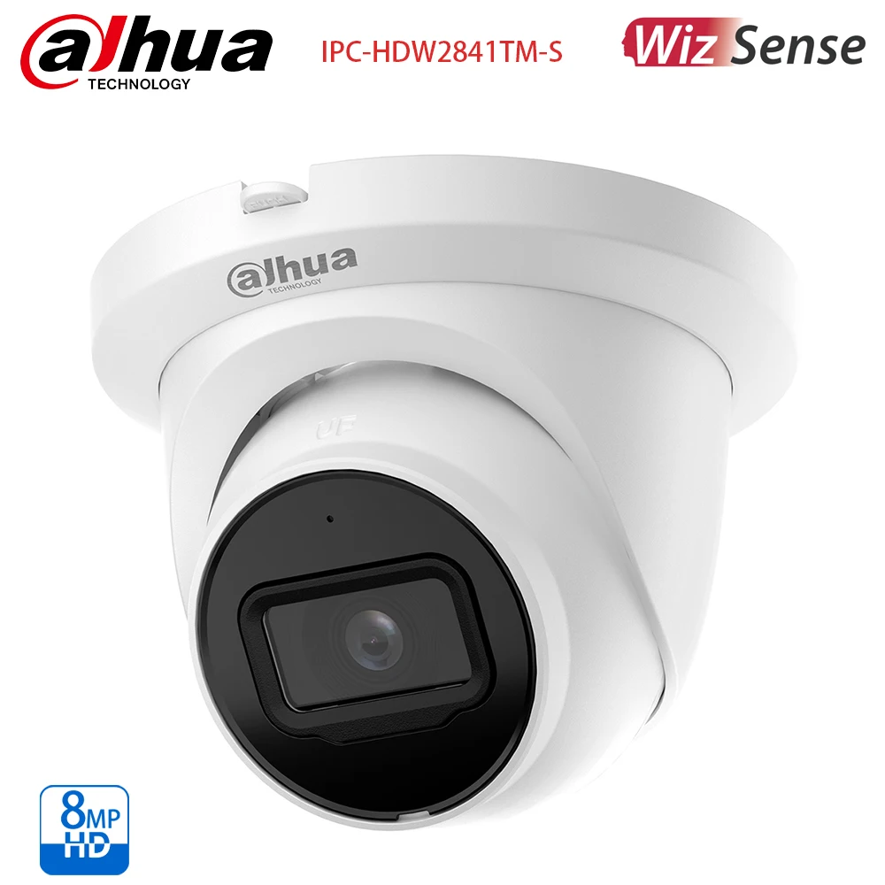 Уличная IP-камера Dahua 8 МП 4K с ИК-подсветкой, микрофоном, слотом для SD-карты и технологией WizSense
Уличная IP-камера Dahua 8 МП 4K с ИК-подсветкой, микрофоном, слотом для SD-карты и технологией WizSense
