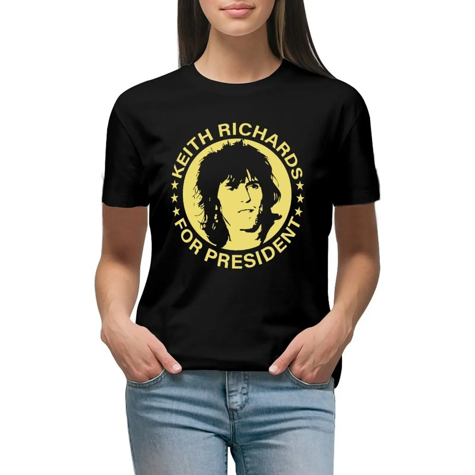 Kéíth Ríchárds For President Star Yellow Fan Music T-Shirt lady clothes tops vintage clothes oversized workout shirts for Women
Kéíth Ríchárds For President Star Yellow Fan Music T-Shirt lady clothes tops vintage clothes oversized workout shirts for Women
