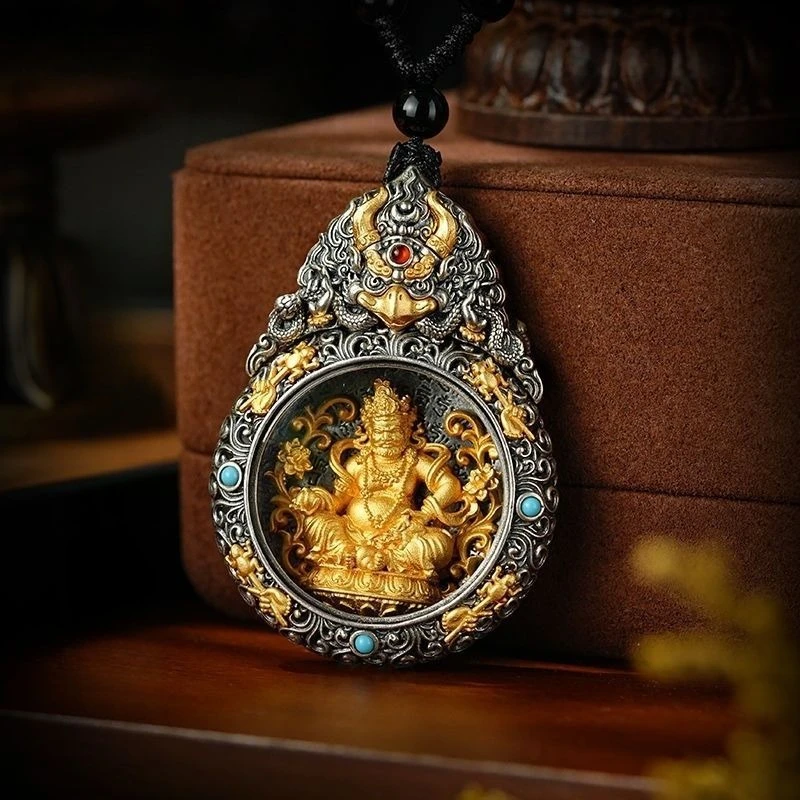 Cz thangka zodiac guardian god genuine yellow god of wealth tibetan dapeng bird gawu box sterling silver pendant
Cz thangka zodiac guardian god genuine yellow god of wealth tibetan dapeng bird gawu box sterling silver pendant