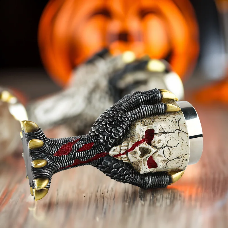 Skull Design Stainless Steel Wine Glass, Halloween Party Goblet, Unique Highball Cup for Cocktails or Themed Decor
Skull Design Stainless Steel Wine Glass, Halloween Party Goblet, Unique Highball Cup for Cocktails or Themed Decor