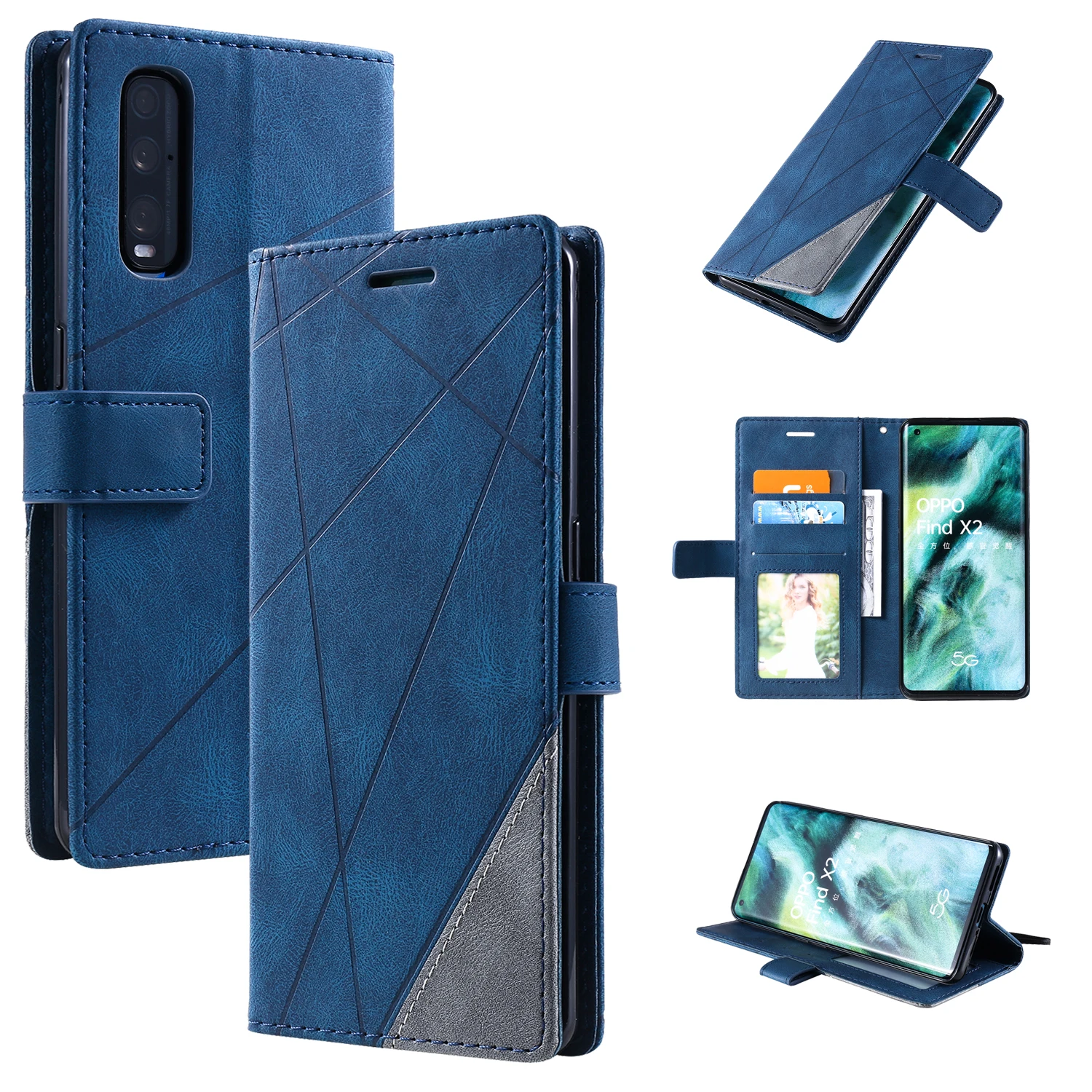 For OPPO Find X2 Phone Case Silicone Protective Case Clamshell Leather Case OPPO Find X2 pro
For OPPO Find X2 Phone Case Silicone Protective Case Clamshell Leather Case OPPO Find X2 pro