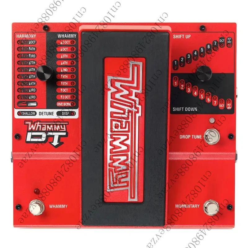 For DigiTech Whammy DT classic pitch shifting pedal with drop and raised tuning “hammer-on” and “pull-off” effects
For DigiTech Whammy DT classic pitch shifting pedal with drop and raised tuning “hammer-on” and “pull-off” effects