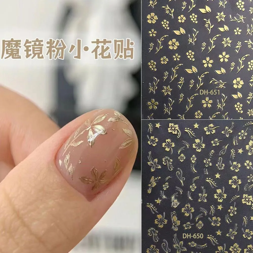 Nail Stickers Mirror Powder Small Flower 3D Waterproof Japanese Hot Stamp Rose Vintage Premium for Home DIY
Nail Stickers Mirror Powder Small Flower 3D Waterproof Japanese Hot Stamp Rose Vintage Premium for Home DIY