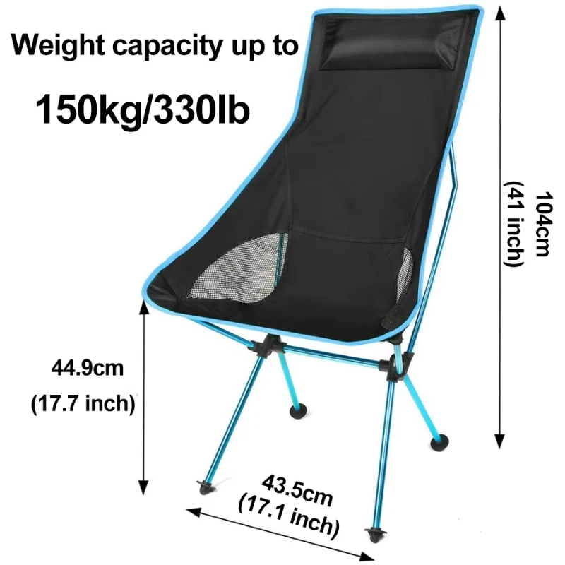 Aluminum Alloy Camping Leisure Chair Portable Camping Chair Lightweight Outdoor Picnic Beach Hiking Folding High Back
Aluminum Alloy Camping Leisure Chair Portable Camping Chair Lightweight Outdoor Picnic Beach Hiking Folding High Back