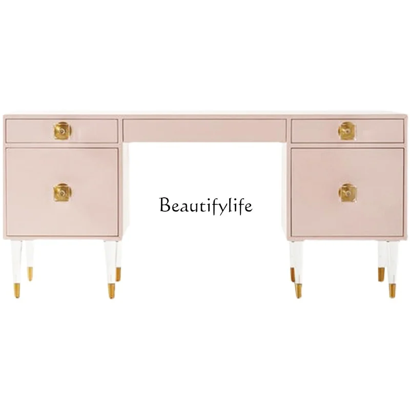 Nordic style light luxury neoclassical model room desk designer modern simple American extended dresser
Nordic style light luxury neoclassical model room desk designer modern simple American extended dresser