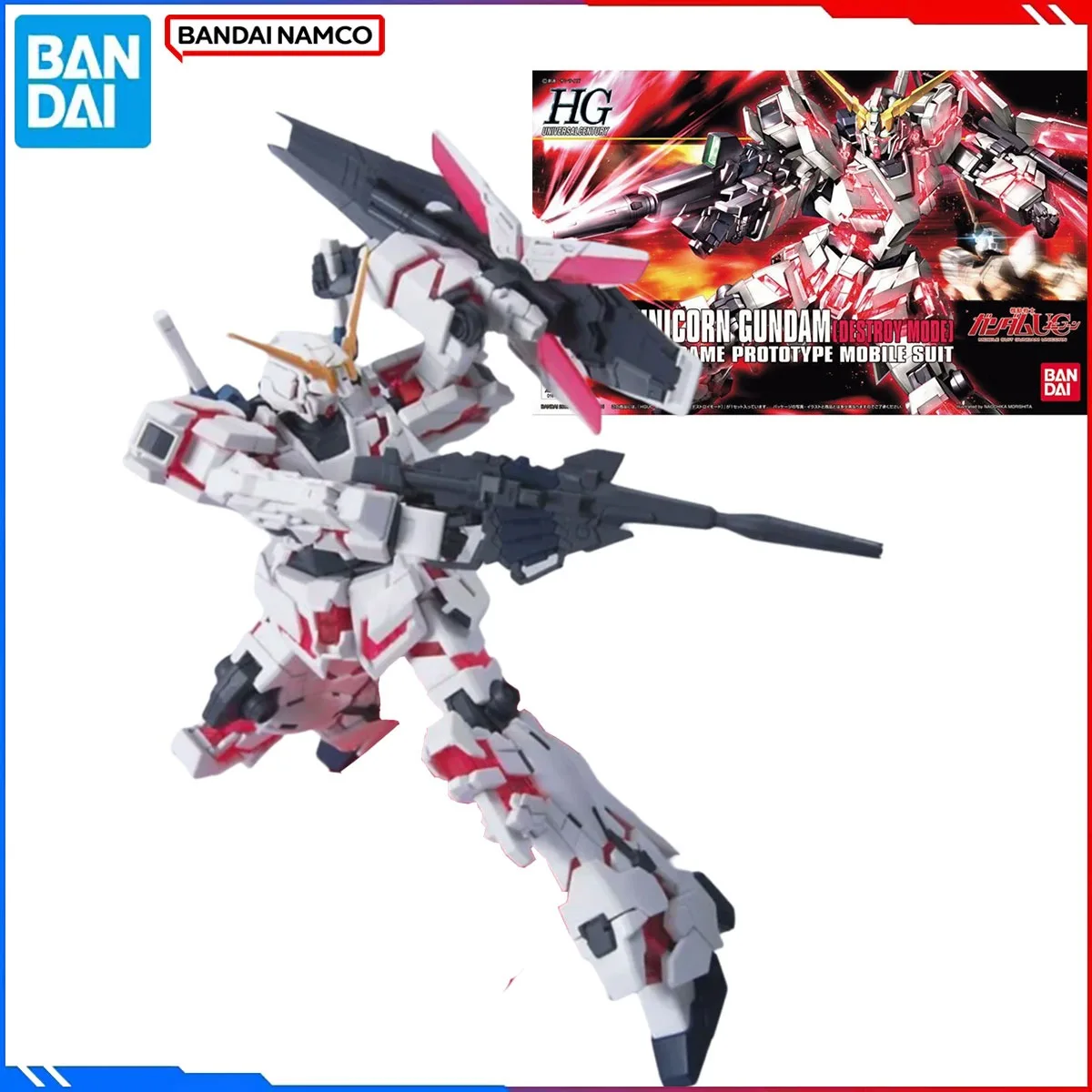 Подлинная Bandai, оригинальная фигурка Gundam, наборы моделей HGUC 1/144, аниме-фигурки EX-0, единорог, режим разрушения, экшн-модель, рождественские игрушки 
Подлинная Bandai, оригинальная фигурка Gundam, наборы моделей HGUC 1/144, аниме-фигурки EX-0, единорог, режим разрушения, экшн-модель, рождественские игрушки