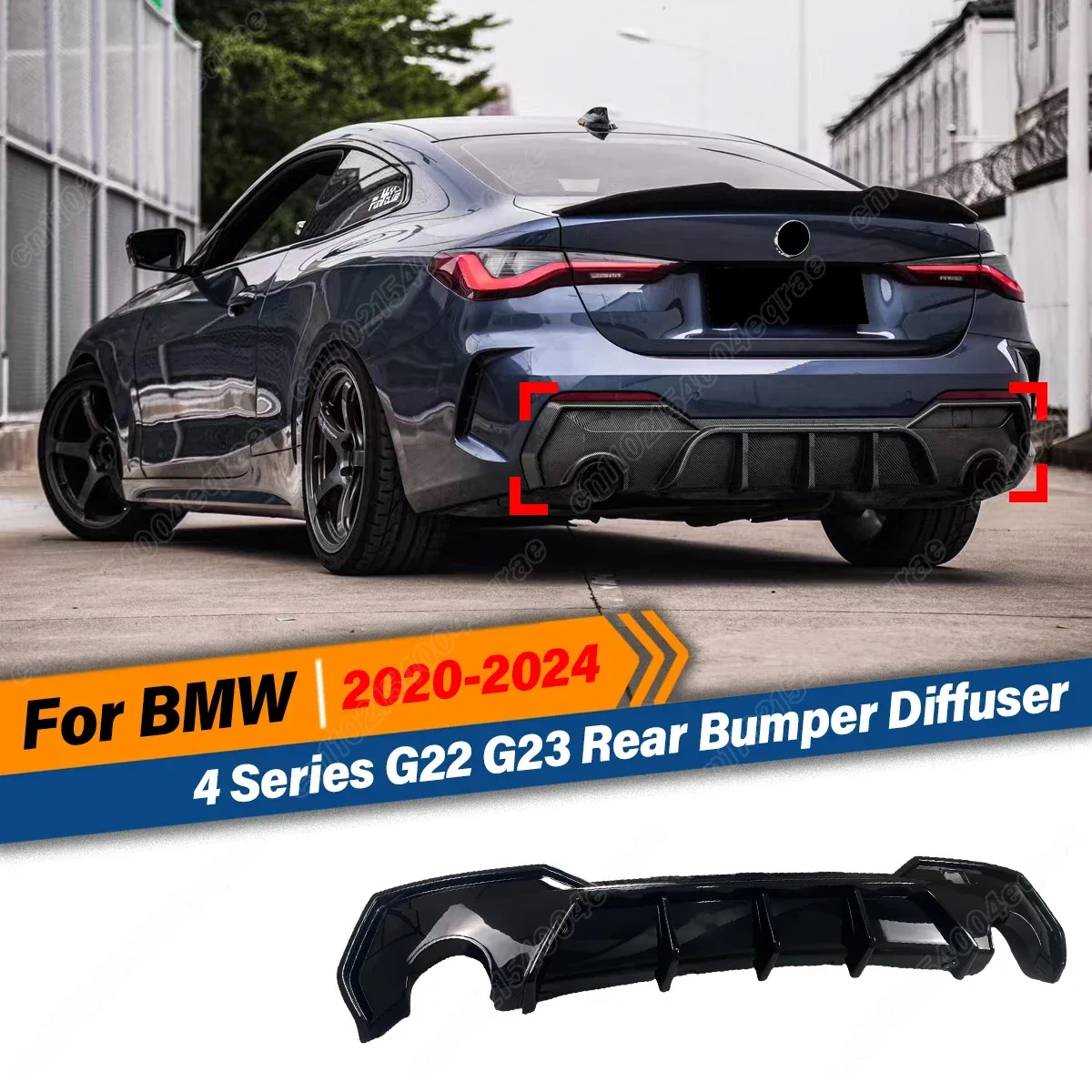 For BMW 4 Series G22 G23 Facelift M Sport 2020 2021 2022 2023 2024 Rear Bumper Diffuser Lip Splitter Rear Surround Car Body Kits
For BMW 4 Series G22 G23 Facelift M Sport 2020 2021 2022 2023 2024 Rear Bumper Diffuser Lip Splitter Rear Surround Car Body Kits