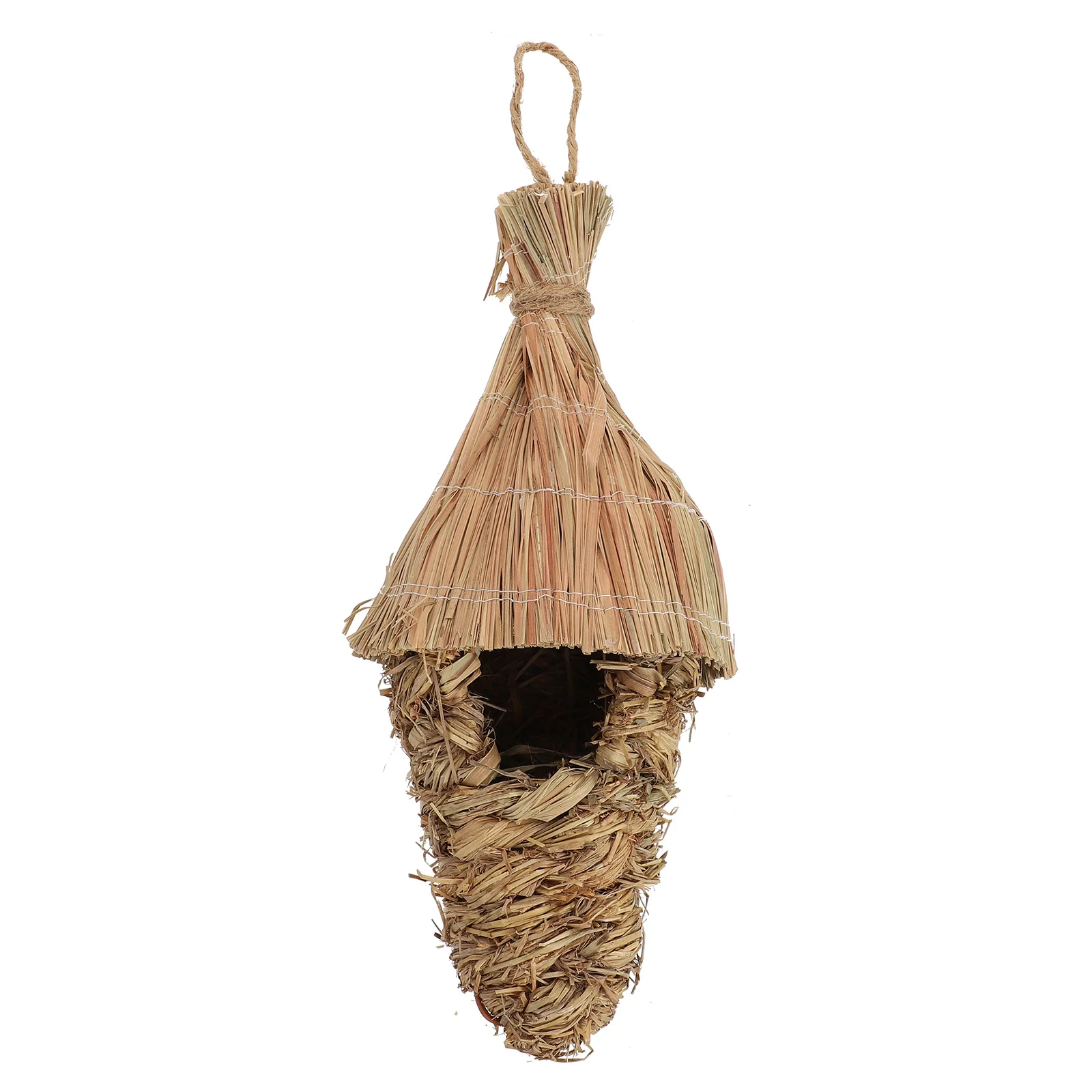 1Pcs Straw Woven Bird Nest Sweet Cone Design Large Breeding Nest for Pet Birds Natural Hanging Garden Pet
1Pcs Straw Woven Bird Nest Sweet Cone Design Large Breeding Nest for Pet Birds Natural Hanging Garden Pet