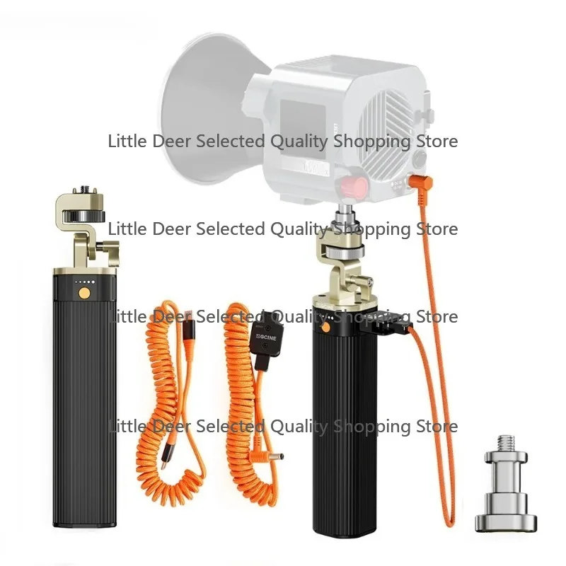 ZG-H90pro Battery Grip Dedicated to Handheld Video Light Support USB-C PD Input/Output with D-Tap 14.8V Output
ZG-H90pro Battery Grip Dedicated to Handheld Video Light Support USB-C PD Input/Output with D-Tap 14.8V Output