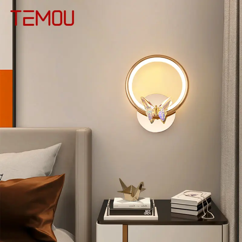 TEMOU Nordic Wall Lamp Modern Butterfly Decor Sconce Light Luxury LED 3 Colors Creative Fixtures For Home Bedroom Study
TEMOU Nordic Wall Lamp Modern Butterfly Decor Sconce Light Luxury LED 3 Colors Creative Fixtures For Home Bedroom Study