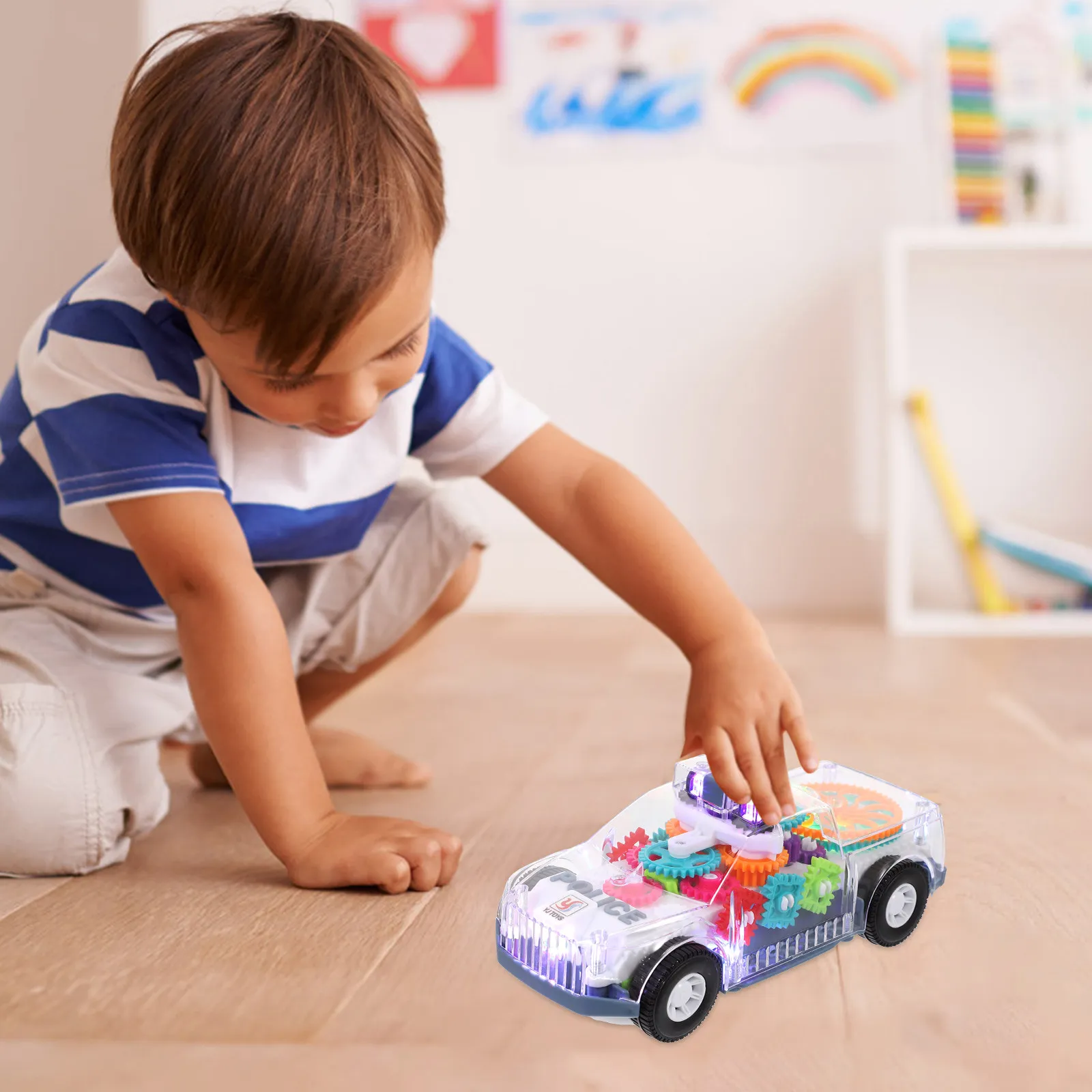 Electric Gear Car Lightweight ABS Material Moving Music Light Up Mechanical Gear Car for Kids Parent Play Toy Cars
Electric Gear Car Lightweight ABS Material Moving Music Light Up Mechanical Gear Car for Kids Parent Play Toy Cars
