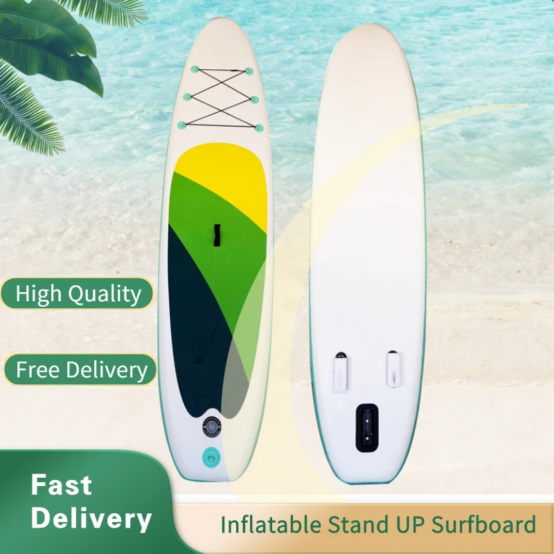 Stand Up Paddle Board 10'6'x30''x6'' Ultra-Light Inflatable Paddleboard with Accessories,Three Fins,Adjustable Padd
Stand Up Paddle Board 10'6'x30''x6'' Ultra-Light Inflatable Paddleboard with Accessories,Three Fins,Adjustable Padd