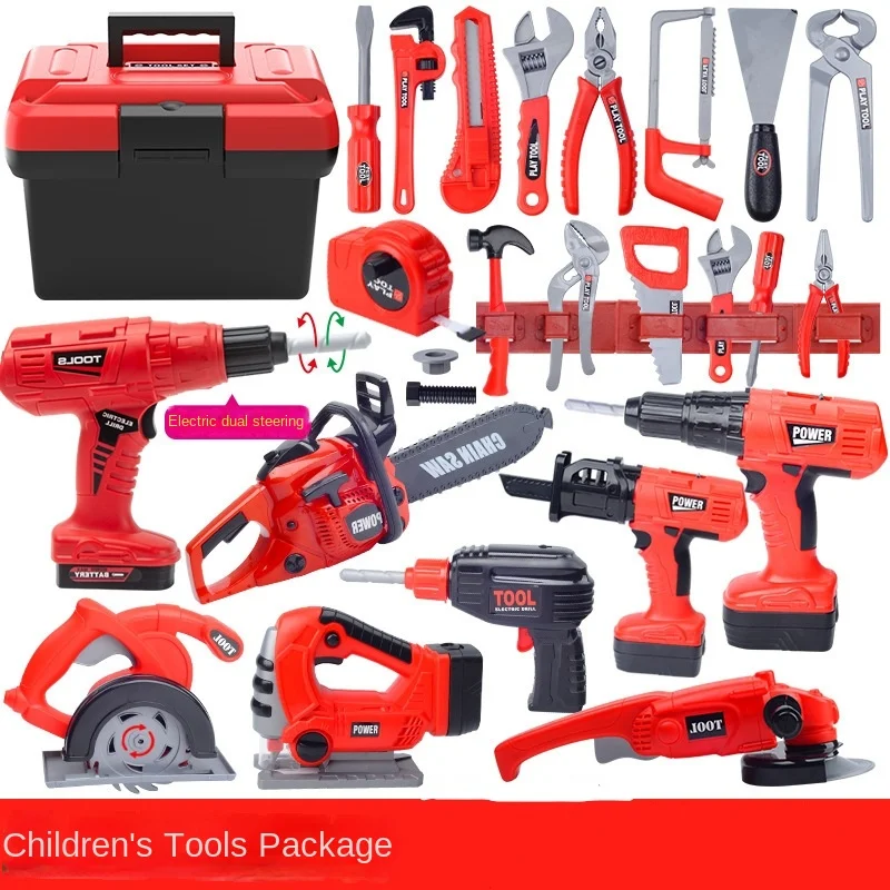 Kids Repair Tool Set Parent-Child Interaction Power Drill Screwdriver For Build Simulated Construction Toys for Boys Child Gifts
Kids Repair Tool Set Parent-Child Interaction Power Drill Screwdriver For Build Simulated Construction Toys for Boys Child Gifts
