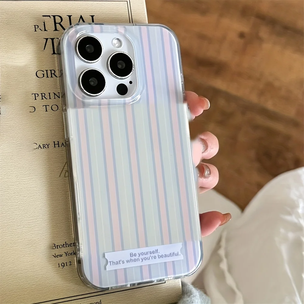 Clmj Pink Blue Stripes Phone Case for iPhone 17 16e 16 15 14 13 12 11 Pro Max X Xs XR XSMax 8 7 6 6s Air Plus Feather Texture
Clmj Pink Blue Stripes Phone Case for iPhone 17 16e 16 15 14 13 12 11 Pro Max X Xs XR XSMax 8 7 6 6s Air Plus Feather Texture