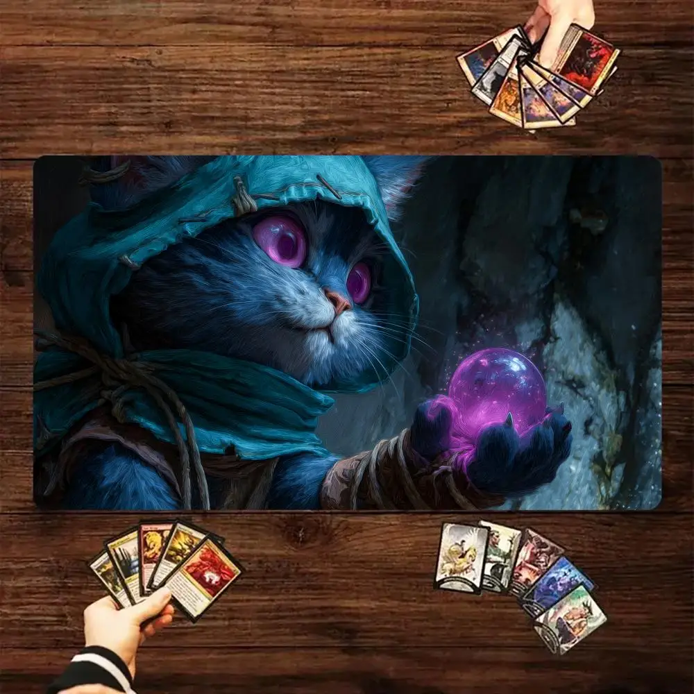 Cat fortune teller Magic Card Battle Mat MTG Playmat Anti-slip Base 35X60CM gathering gaming mats Board Game Mat for TCG
Cat fortune teller Magic Card Battle Mat MTG Playmat Anti-slip Base 35X60CM gathering gaming mats Board Game Mat for TCG