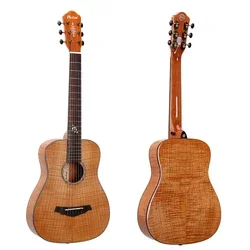 Small Size Acoustic Guitar China Professional Guitar Manufacturer 34 Inch Round Body Shape Tiger Maple Solid Body Guitar
Small Size Acoustic Guitar China Professional Guitar Manufacturer 34 Inch Round Body Shape Tiger Maple Solid Body Guitar