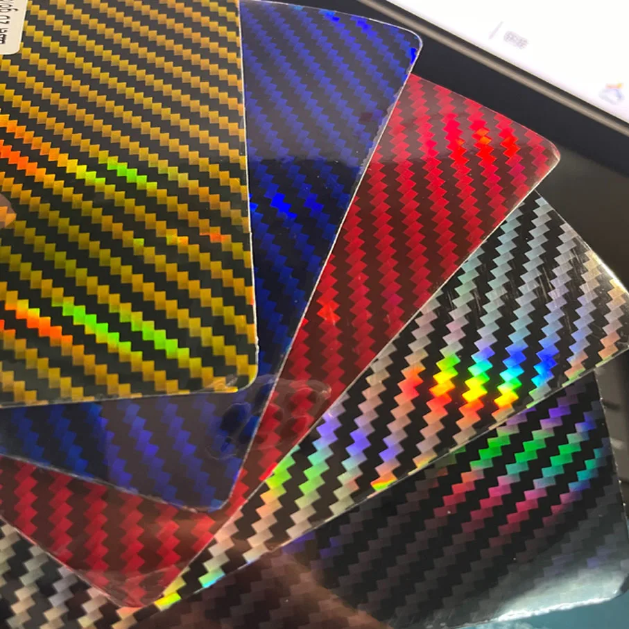 10/20/30/40/50x152cm Premium Laser Holographic Blue red Carbon Fiber Vinyl DIY Car Wrap Roll Air-Release Adhesive Decal Sticker
10/20/30/40/50x152cm Premium Laser Holographic Blue red Carbon Fiber Vinyl DIY Car Wrap Roll Air-Release Adhesive Decal Sticker