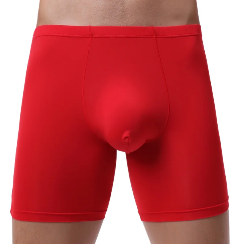 Ice Silk Bulge Boxy Underwear for Men Extended Length Boxer Briefs Mid Rise U Convex Pouch Anti-Chafe Athletic Sports Underpants
Ice Silk Bulge Boxy Underwear for Men Extended Length Boxer Briefs Mid Rise U Convex Pouch Anti-Chafe Athletic Sports Underpants
