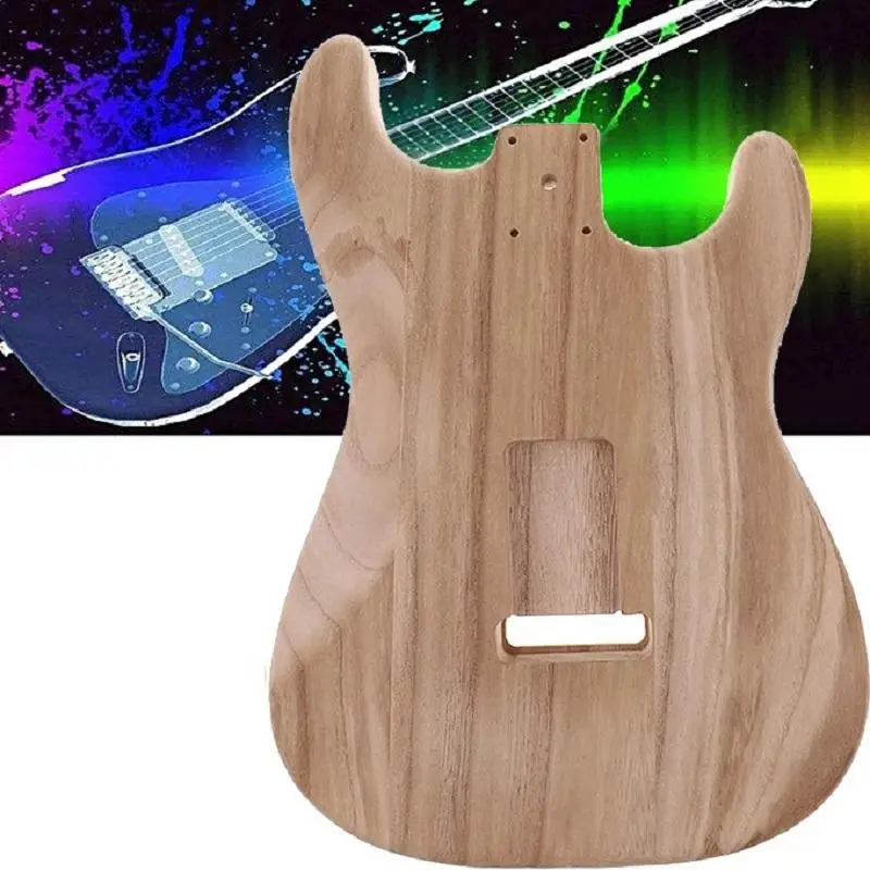 Solid Wood Guitar Body Unfinished Handcraft Part for ST Electric Guitar DIY Kit Essential Guitar Accessory
Solid Wood Guitar Body Unfinished Handcraft Part for ST Electric Guitar DIY Kit Essential Guitar Accessory