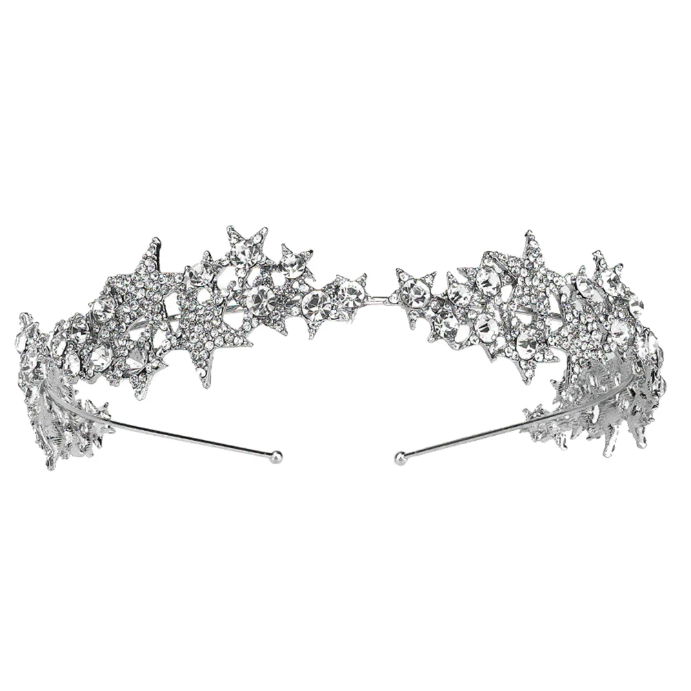 1 pc Rhinestone Tiara Bridal Hair Crown Lightweight Durable Elegant Wedding Headwear for Women Girls Star Hairpin Vintage
1 pc Rhinestone Tiara Bridal Hair Crown Lightweight Durable Elegant Wedding Headwear for Women Girls Star Hairpin Vintage