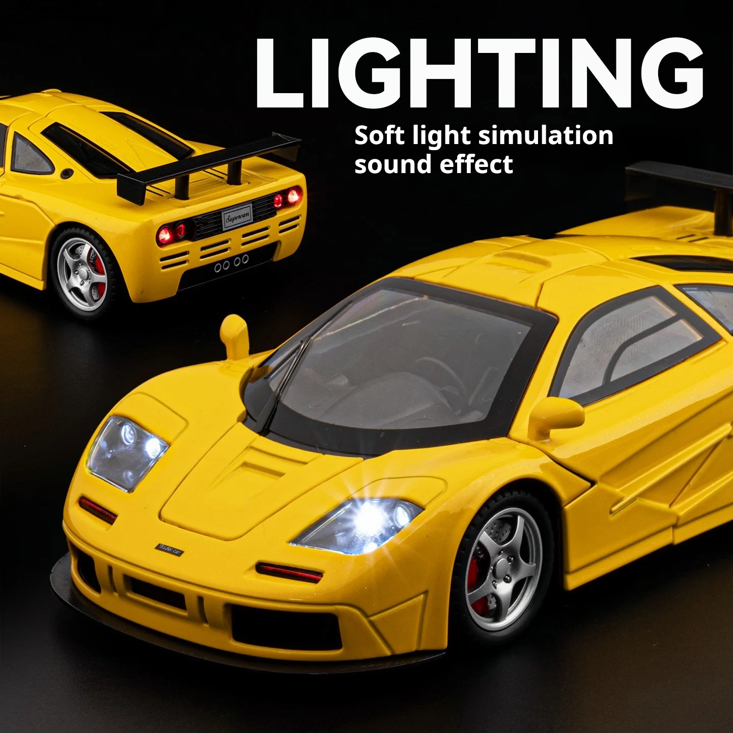 1:24 F1 Super Sports Car Alloy Simulation Car Model Collection Ornament Scissor Doors Car show gifts Toy Car with sound&light
1:24 F1 Super Sports Car Alloy Simulation Car Model Collection Ornament Scissor Doors Car show gifts Toy Car with sound&light