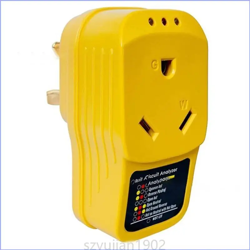 124B for Camper Trailer Campervan RV Protector Adapter Circuit with Light 30-Amp Male to 30-Amp Fema 
124B for Camper Trailer Campervan RV Protector Adapter Circuit with Light 30-Amp Male to 30-Amp Fema