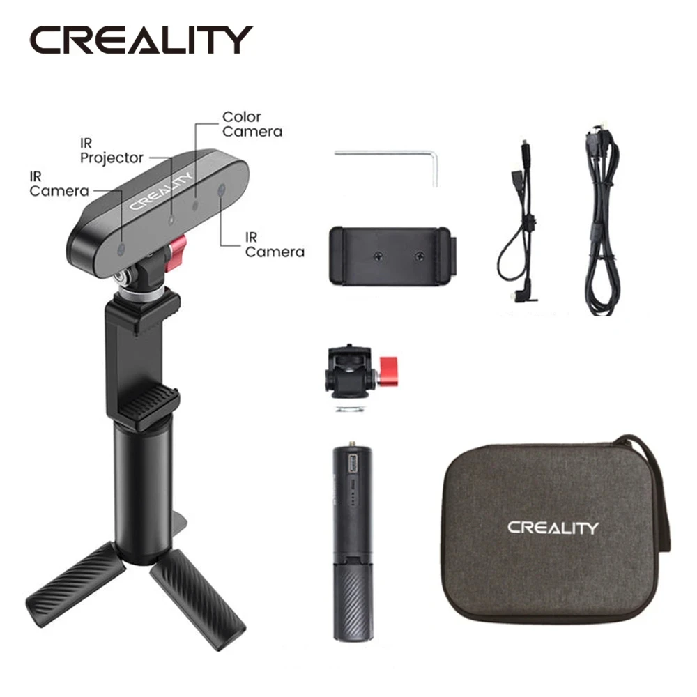 Creality 3D CR-Scan Ferret Scanner Dual Mode Handheld 105g 30fps Scanning Asic Chipset Full Color Scanning Outdoor Wide-Range
Creality 3D CR-Scan Ferret Scanner Dual Mode Handheld 105g 30fps Scanning Asic Chipset Full Color Scanning Outdoor Wide-Range