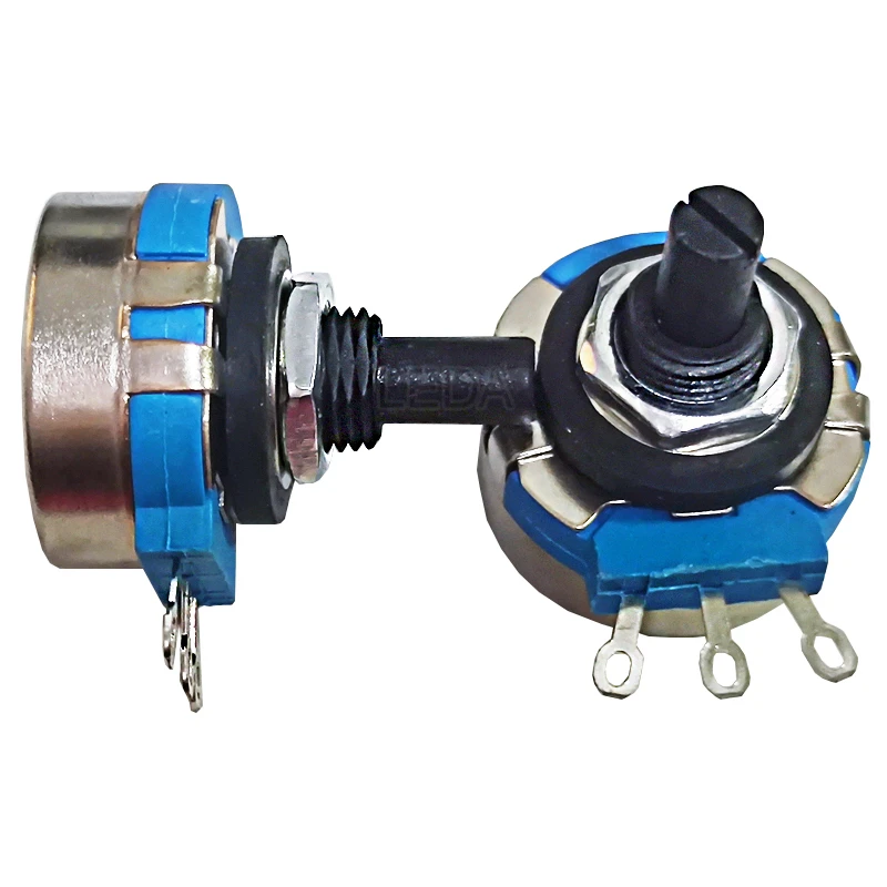 2Pcs RV28P1 2W Potentiometer 1K B102 2K2 4K7 10K103 22K 47K 470K Electric Welding Machine Insulated Shaft
2Pcs RV28P1 2W Potentiometer 1K B102 2K2 4K7 10K103 22K 47K 470K Electric Welding Machine Insulated Shaft
