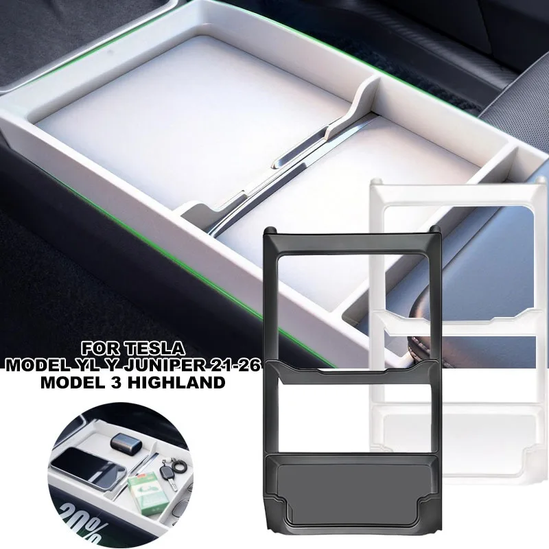 For Tesla Model YL Y Juniper 21-26 Model 3 Highland 2024 Central Control Panel Storage Box Panel Frame Glasses Case Storage Box
For Tesla Model YL Y Juniper 21-26 Model 3 Highland 2024 Central Control Panel Storage Box Panel Frame Glasses Case Storage Box