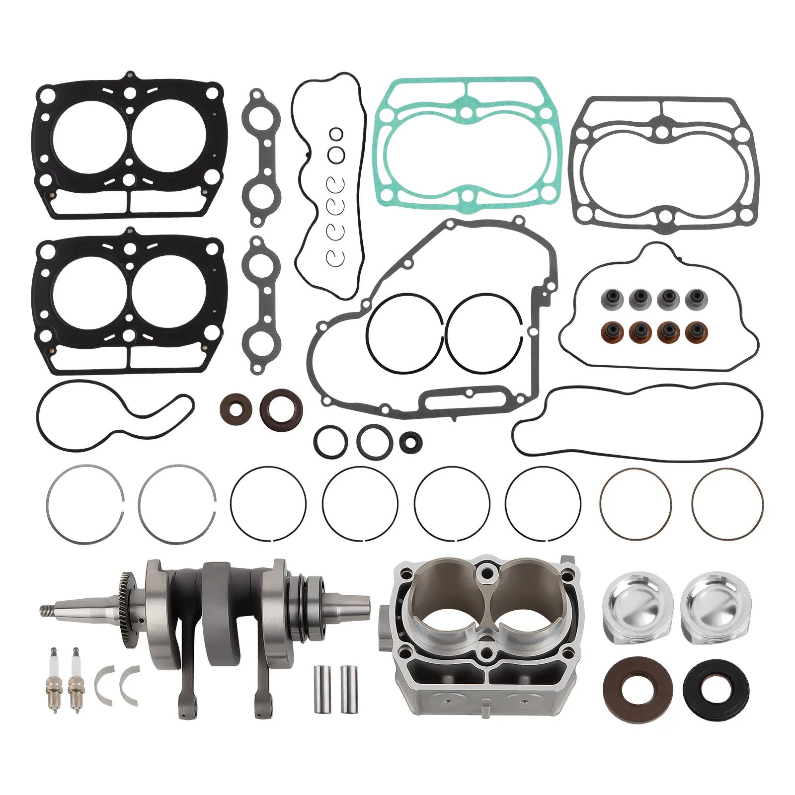 Rebuild Kit W/ Crankshaft Piston for Polaris 800 Rzr Ranger Sportsman 2205112
Rebuild Kit W/ Crankshaft Piston for Polaris 800 Rzr Ranger Sportsman 2205112