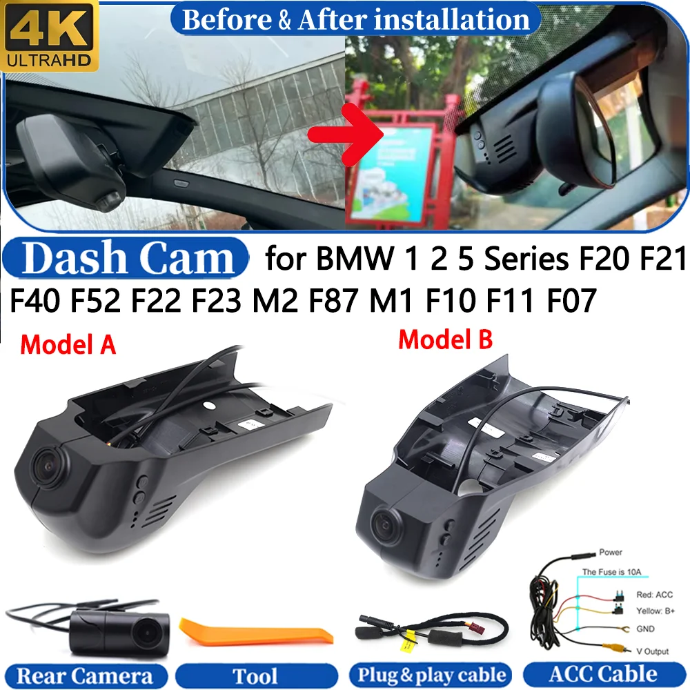 Dash Cam for BMW 1 2 5 Series F20 F21 F40 F52 F22 F23 M2 F87 M1 F10 F11 F07 Front&Rear DVR Dashboard Camera Video Drive Recorder
Dash Cam for BMW 1 2 5 Series F20 F21 F40 F52 F22 F23 M2 F87 M1 F10 F11 F07 Front&Rear DVR Dashboard Camera Video Drive Recorder