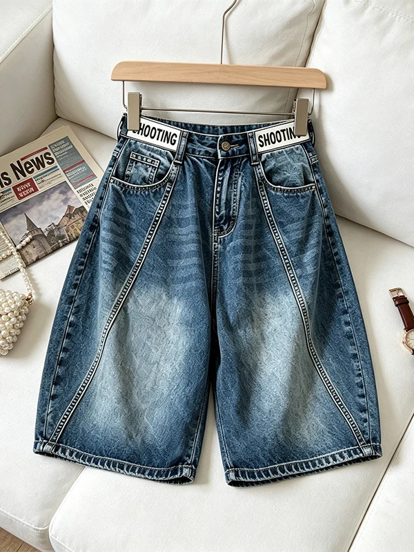 High Waist Wide Leg Jeans Women's Slimming Knife Thin Denim Pants Casual Summer New Style Five Points Matching Trousers
High Waist Wide Leg Jeans Women's Slimming Knife Thin Denim Pants Casual Summer New Style Five Points Matching Trousers