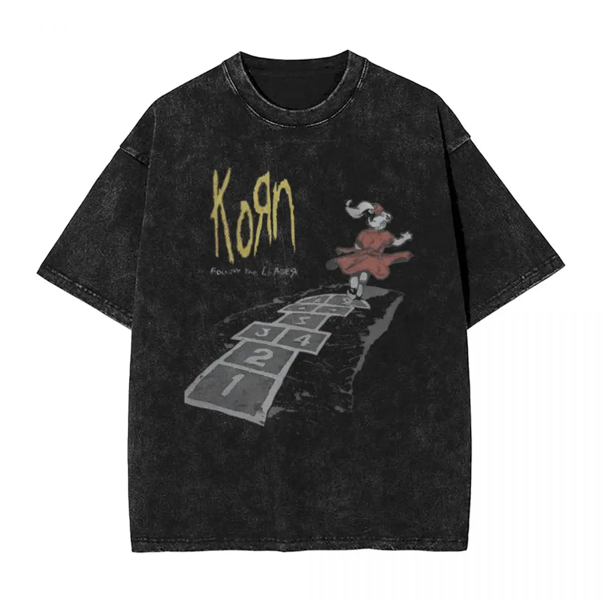 Korn Follow The Leader 20Th T Shirt Hip Hop Washed Harajuku T-Shirts Metal Gothic Rock Band Men Women Tops Streetwear Tee Shirt
Korn Follow The Leader 20Th T Shirt Hip Hop Washed Harajuku T-Shirts Metal Gothic Rock Band Men Women Tops Streetwear Tee Shirt