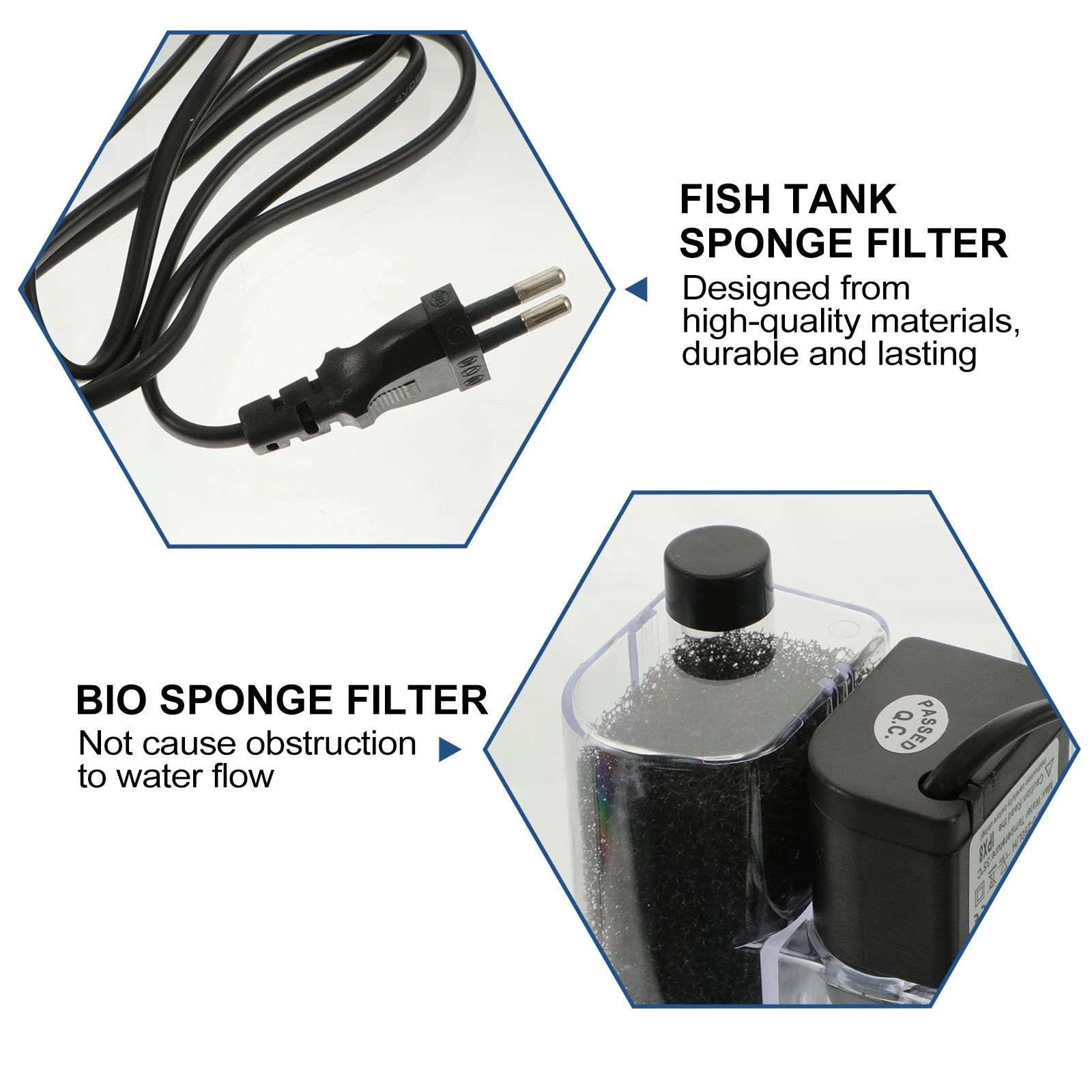 Energy-Saving Fish Tank Adjustable Water Flow Aquarium Filter Pump Replaceable Filter Material 50% Electricity Saving Water Pump 
Energy-Saving Fish Tank Adjustable Water Flow Aquarium Filter Pump Replaceable Filter Material 50% Electricity Saving Water Pump