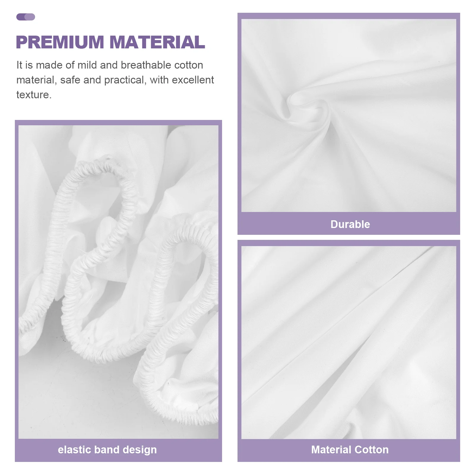 Cotton Mattress Cover Fitted Sheet Home Bed White Protector Non Elastic B Practical Use Breathing Material
Cotton Mattress Cover Fitted Sheet Home Bed White Protector Non Elastic B Practical Use Breathing Material