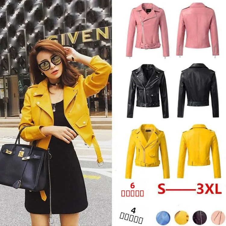 Новая женская приталенная кожаная куртка с двойным отворотом и наклонным кроем для женщин среднего возраста, из ПВХ-материала
Новая женская приталенная кожаная куртка с двойным отворотом и наклонным кроем для женщин среднего возраста, из ПВХ-материала