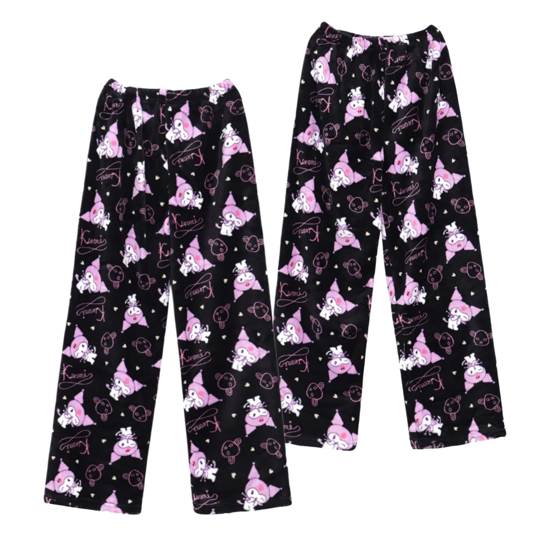 Sanrio Kawaii Kuromi Cartoon Allover Print Adult Kids Coral Fleece Pajama Pants Soft Relaxed-Fit Comfy Family Autumn Winter
Sanrio Kawaii Kuromi Cartoon Allover Print Adult Kids Coral Fleece Pajama Pants Soft Relaxed-Fit Comfy Family Autumn Winter