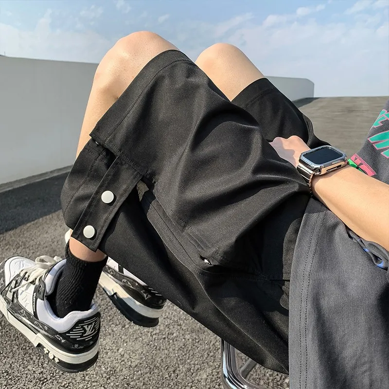 American Charge Shorts Men's Summer Tide Brand High Street Vibe Pants Cargo Straight Five-Quarter Pants Beige Black M-5XL
American Charge Shorts Men's Summer Tide Brand High Street Vibe Pants Cargo Straight Five-Quarter Pants Beige Black M-5XL