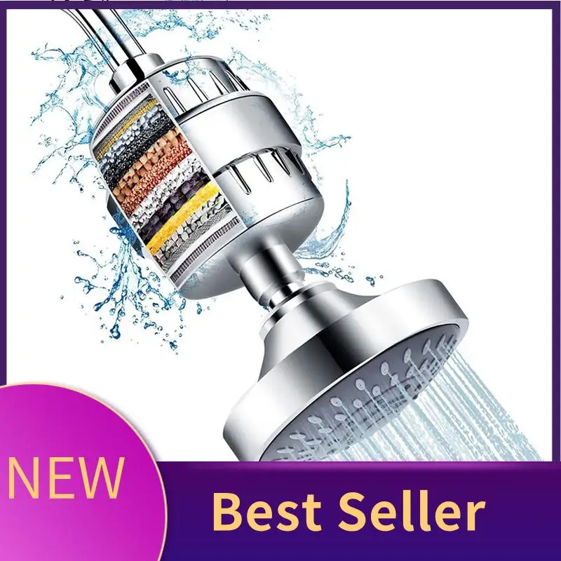 ABHI-1Set Filtered Shower Head High Pressure Silver With Filters, 16 Stage Shower Head Filter For Hard Water
ABHI-1Set Filtered Shower Head High Pressure Silver With Filters, 16 Stage Shower Head Filter For Hard Water