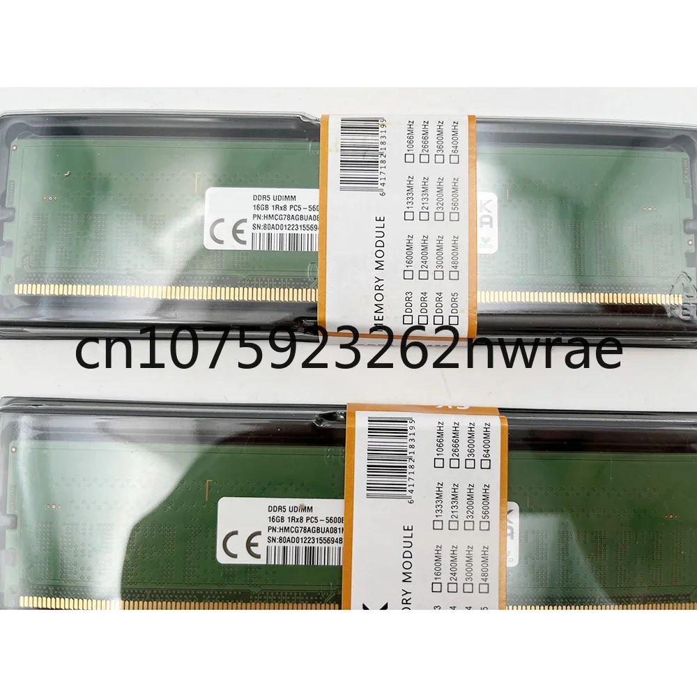 1 Pcs New For RAM A-Die 16GB 16G HMCG78AGBUA081N DDR5 5600B PC5-5600B-UA0 Memory High Quality Fast Ship
1 Pcs New For RAM A-Die 16GB 16G HMCG78AGBUA081N DDR5 5600B PC5-5600B-UA0 Memory High Quality Fast Ship