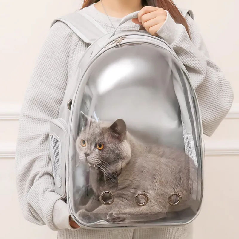 Cat Clear Space Capsule Backpack Outdoor Breathable Backpack Portable Cat Bag Pet Supplies for Cats and Small Dogs
Cat Clear Space Capsule Backpack Outdoor Breathable Backpack Portable Cat Bag Pet Supplies for Cats and Small Dogs