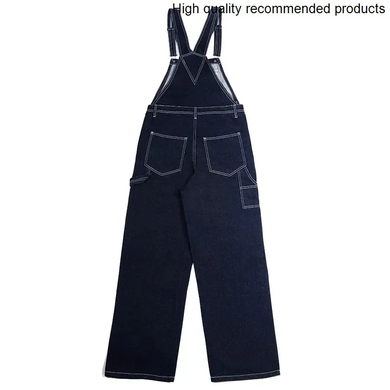 Color New Arrival OKONKWO Original Denim Overalls Men's Retro Striped Denim Jumpsuit Khaki
Color New Arrival OKONKWO Original Denim Overalls Men's Retro Striped Denim Jumpsuit Khaki